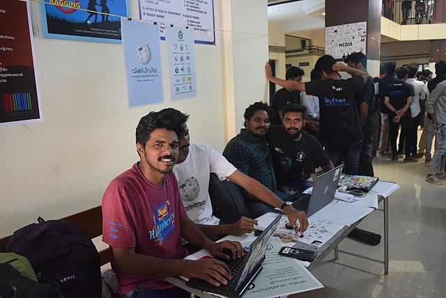 Wikimedia Exhibition and Stall at Dhishna Tech Fest, Cochin University of Science and Technology, Kochi