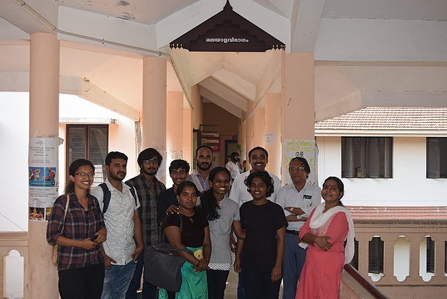 Wikipedia Workshop at Sree Sankaracharya University of Sanskrit, Kalady